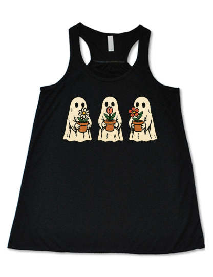 Ghosts with Flowers Shirt