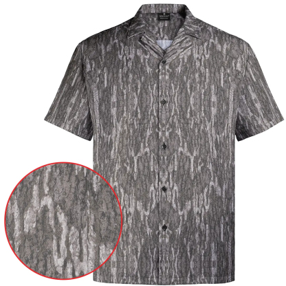Men's Camo Hawaiian Shirt Duck Hunting Short Sleeve Button-Up Shirts