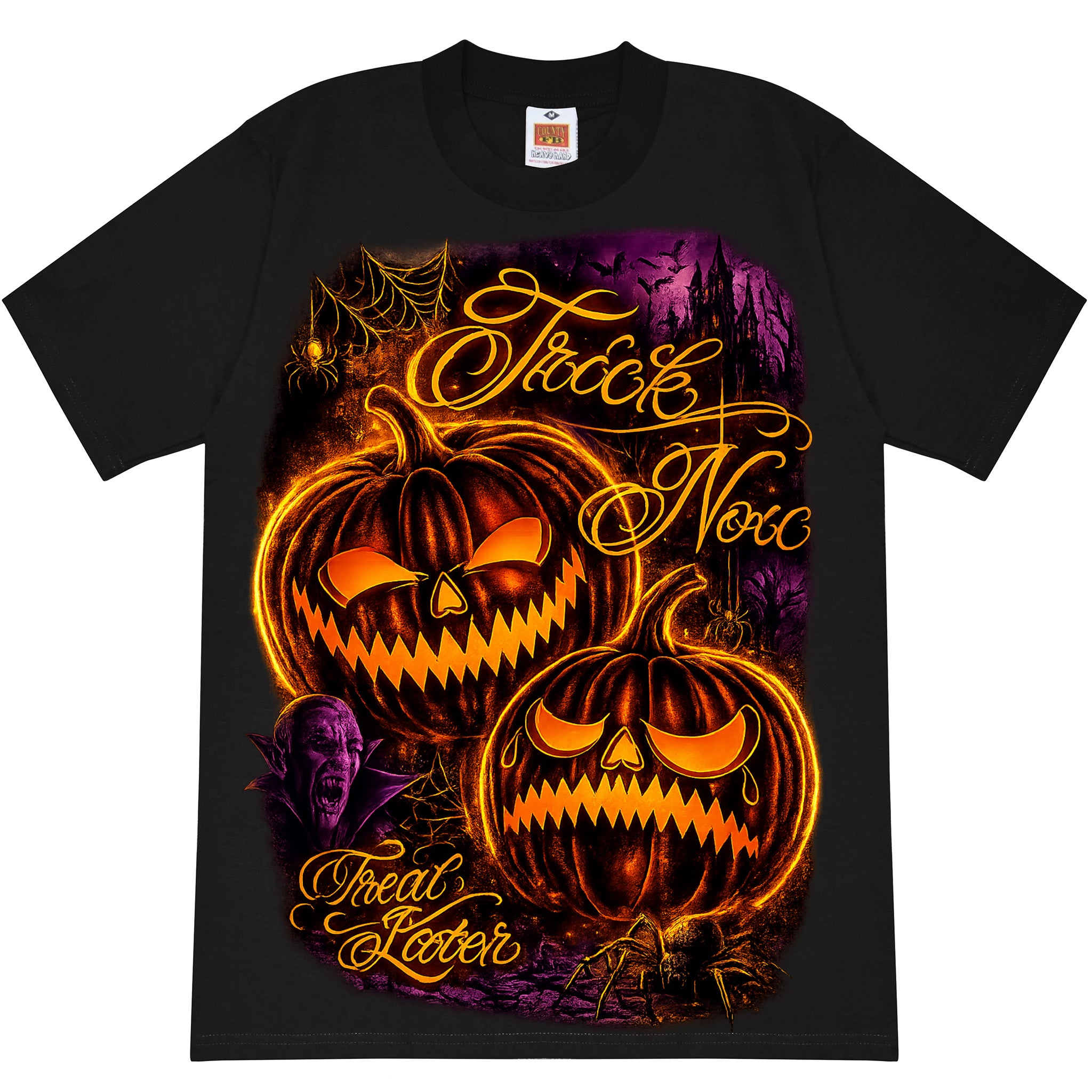 FB County Halloween Graphic Heavy Hard T-Shirts - (JUMBO PRINTS)