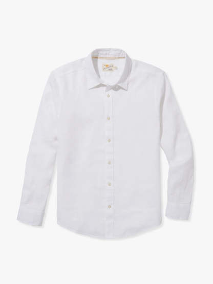 The Island Linen Shirt | White