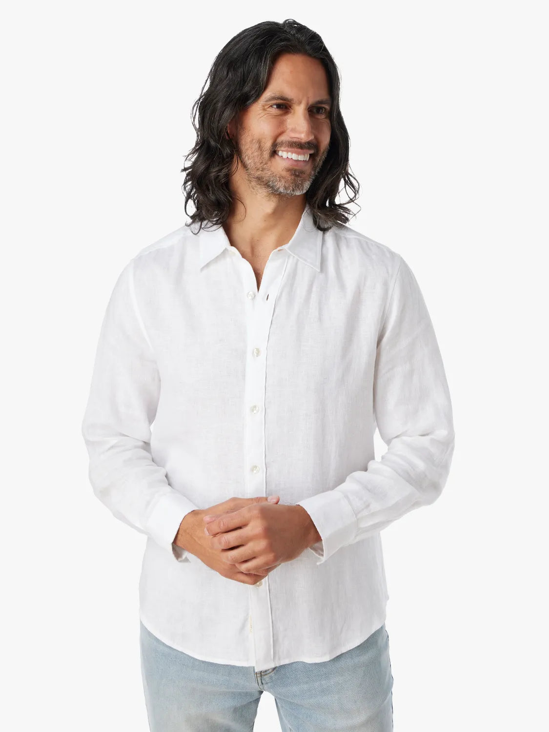 The Island Linen Shirt | White
