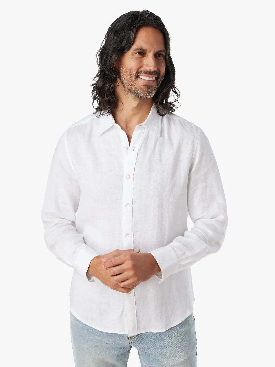 The Island Linen Shirt | White