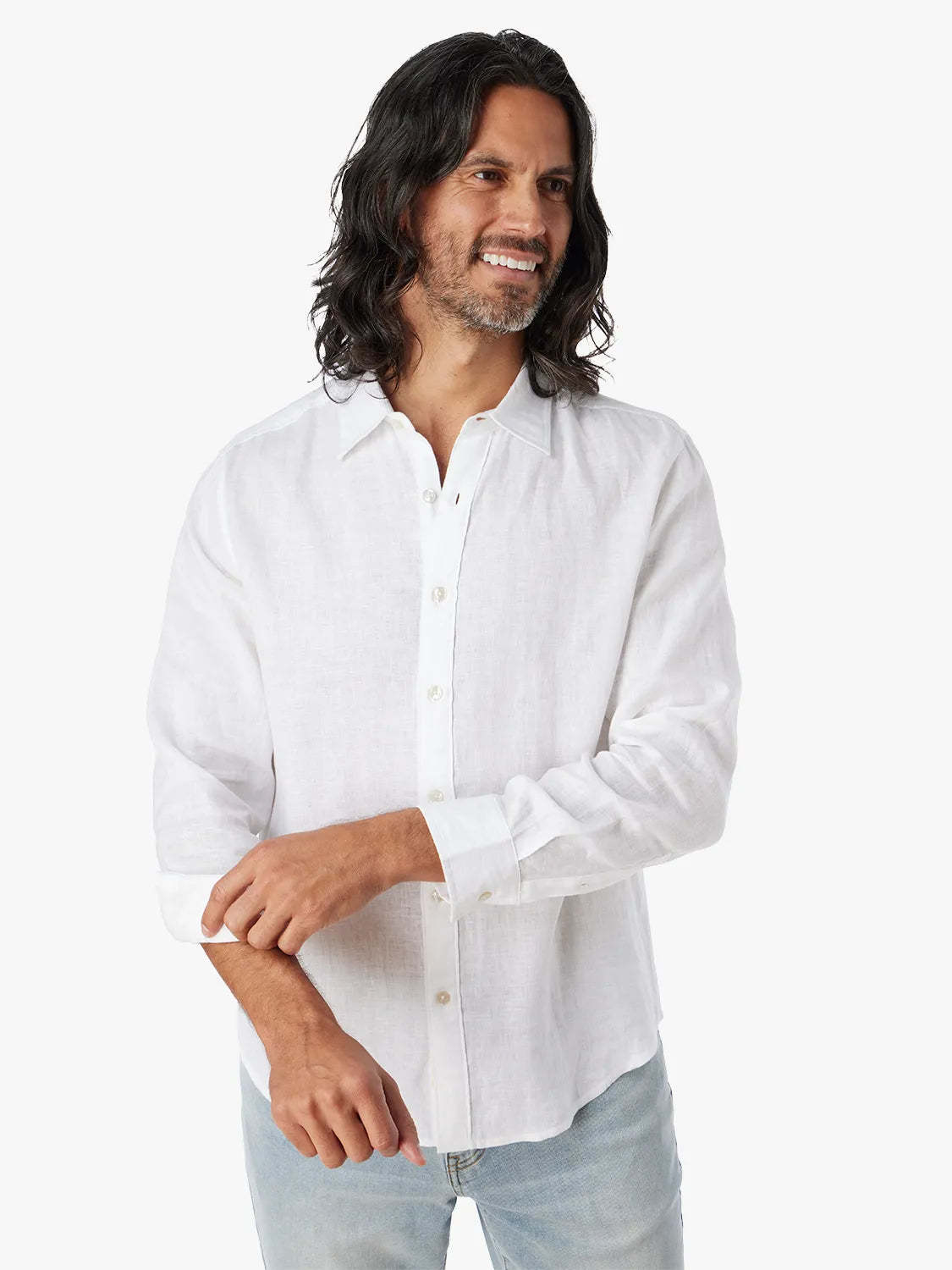 The Island Linen Shirt | White