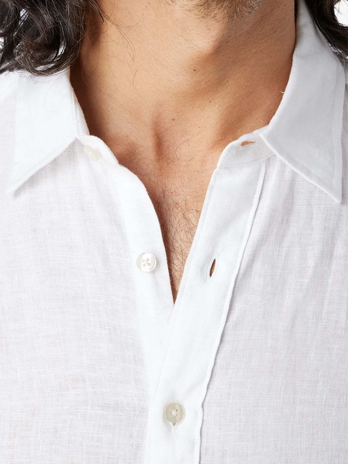 The Island Linen Shirt | White