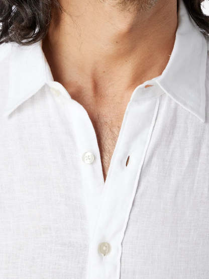 The Island Linen Shirt | White