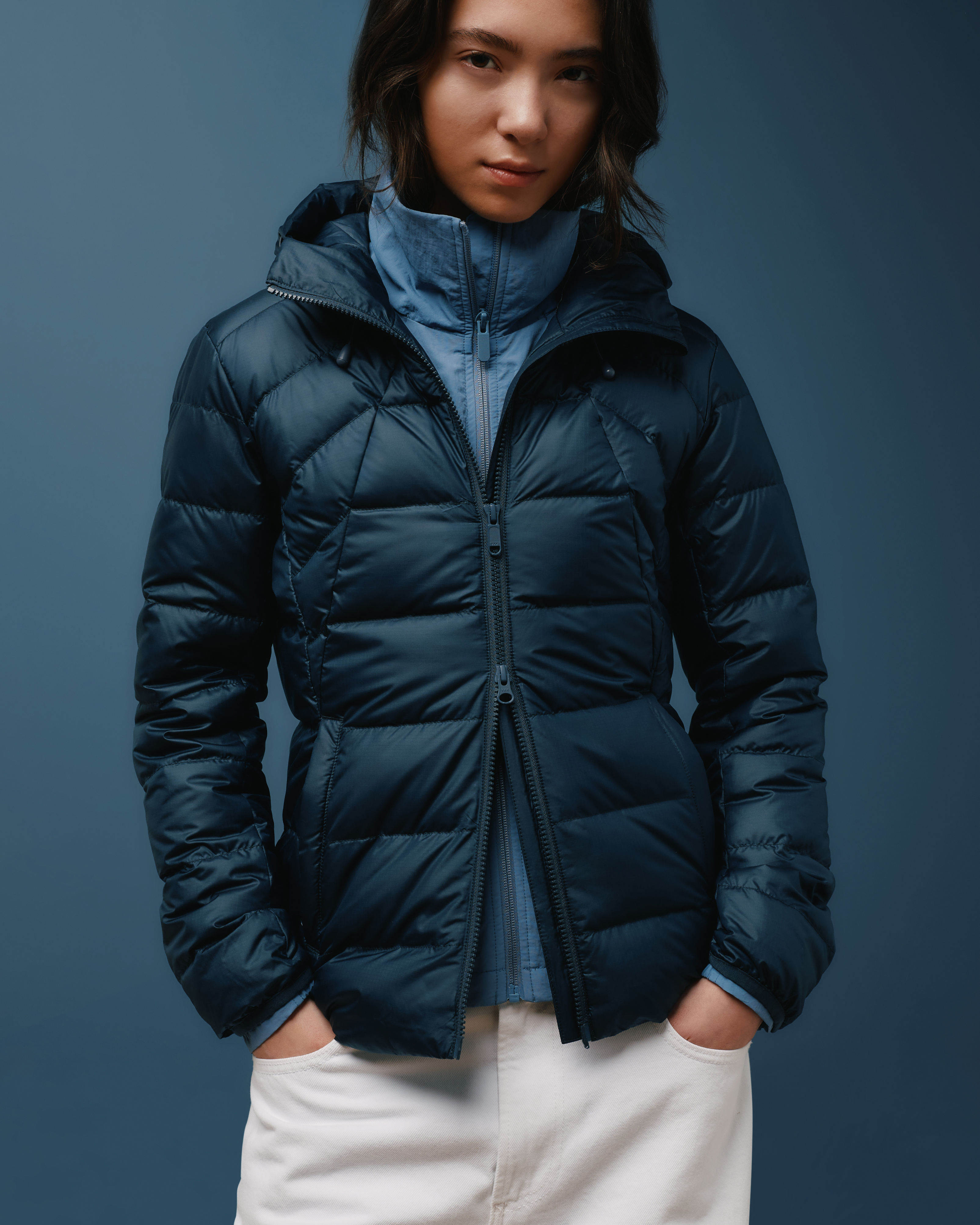 Lightweight Down Packable Puffer Hooded Jacket