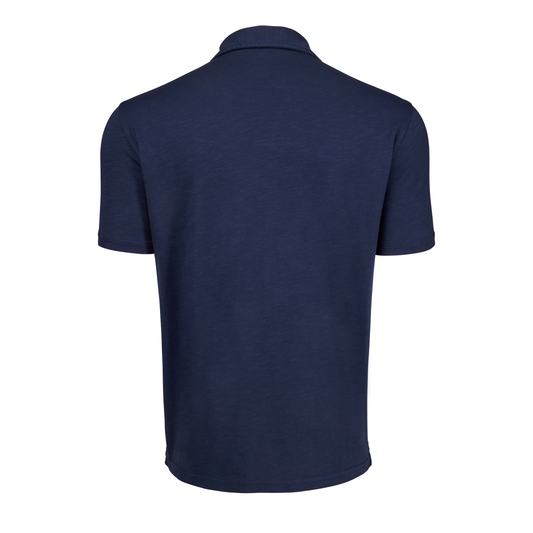 Alpha Slub Johnny Collar Short Sleeve Polo