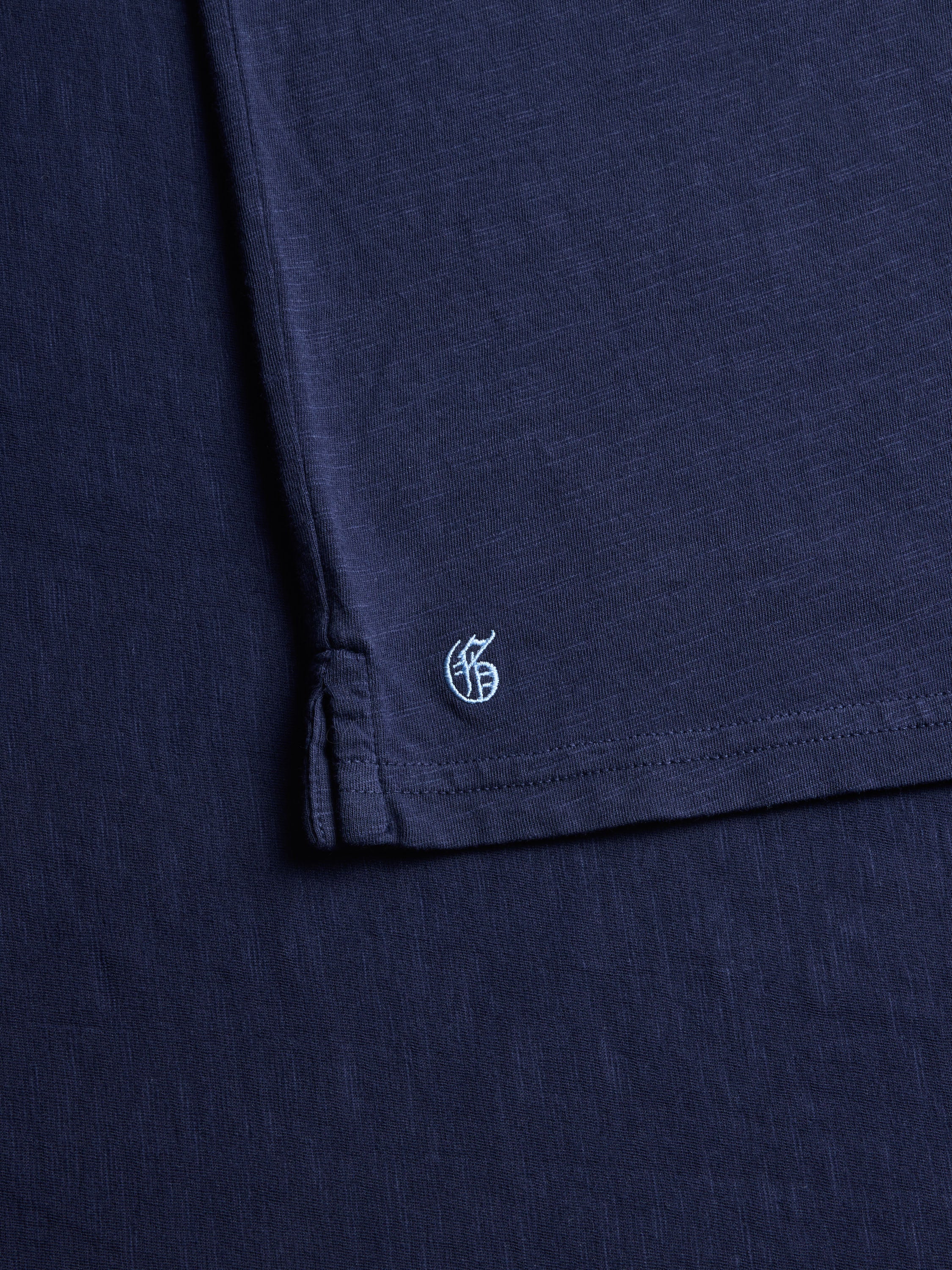 Alpha Slub Johnny Collar Short Sleeve Polo