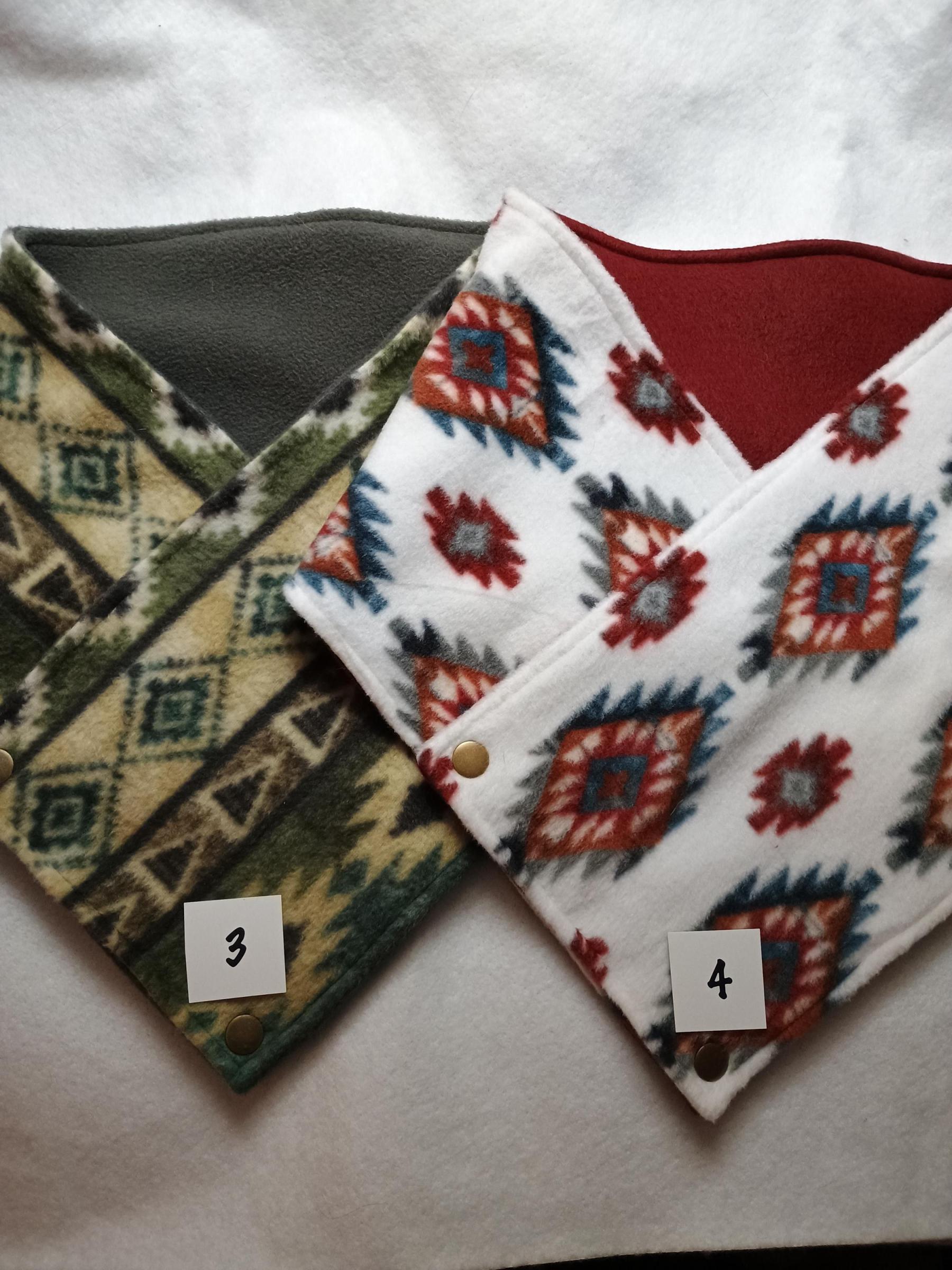 Western Cowboy Buckaroo Cowl Scarf Aztec Warm Neck Hood 