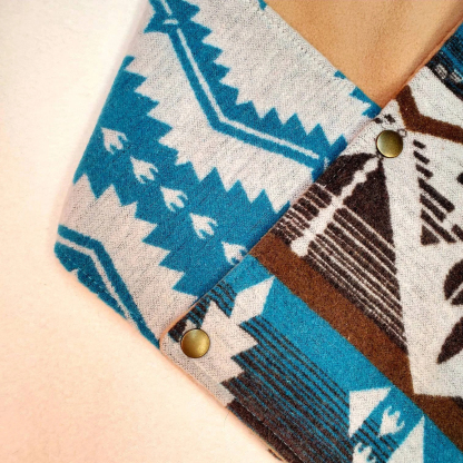 Western Aztec Warm Neck Hood Cowboy Buckaroo Cowl