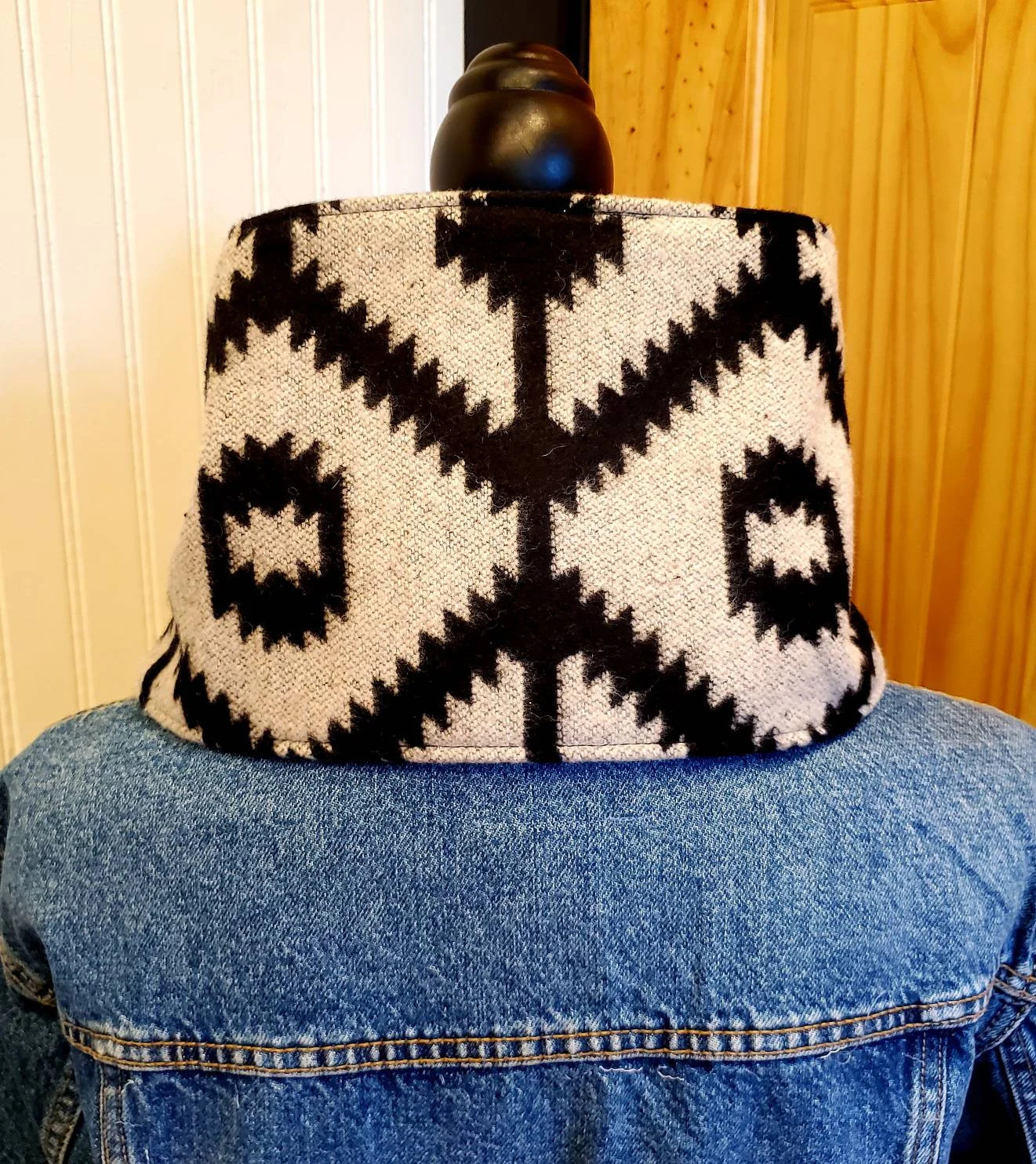 Western Aztec Warm Neck Hood Cowboy Buckaroo Cowl