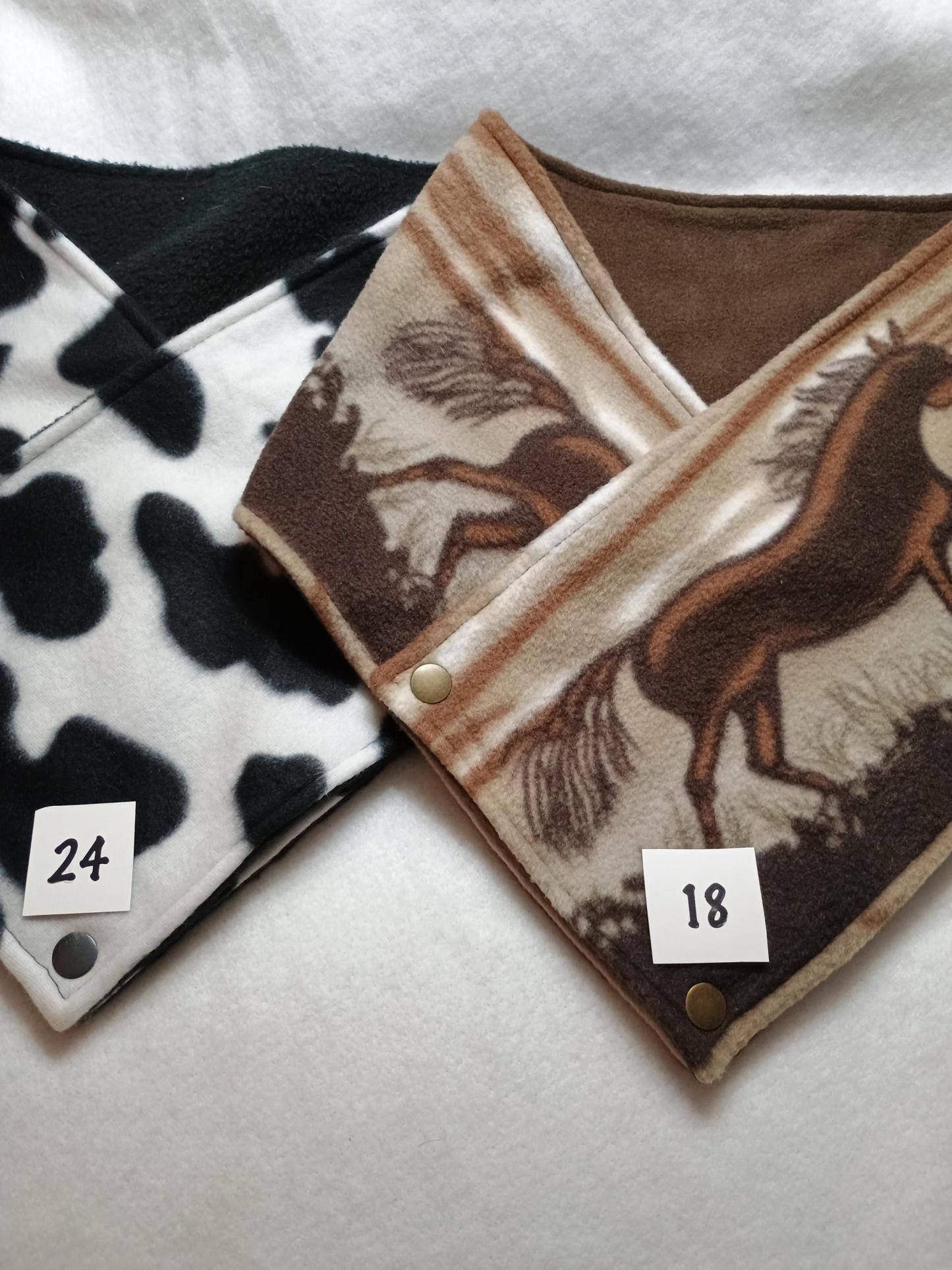 Western Cowboy Buckaroo Cowl Scarf Aztec Warm Neck Hood 