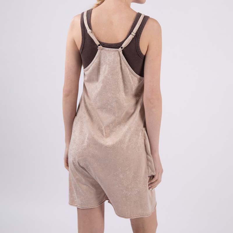 2 Pocket Garment Wash Romper