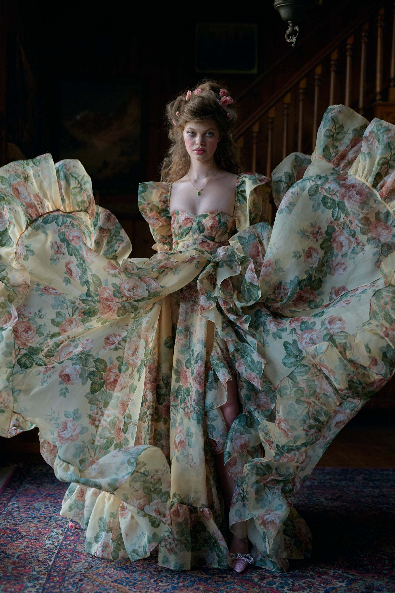 The Butter Rose In Bloom Bridal Gown