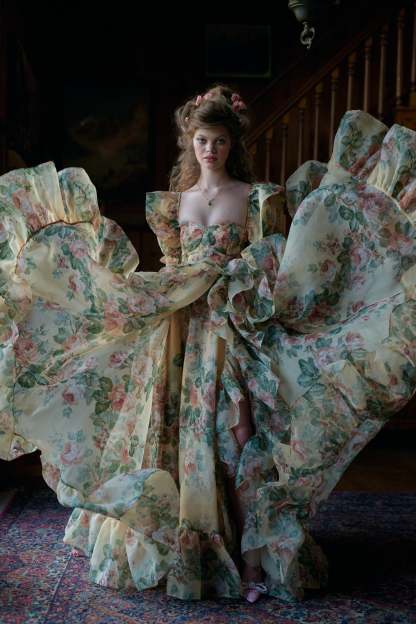 The Butter Rose In Bloom Bridal Gown