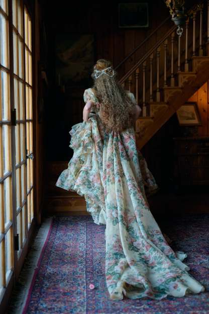 The Butter Rose In Bloom Bridal Gown