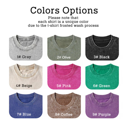 🔥Last Day Promotion🔥Unisex Casual Loose Wash Solid Basic Tees Vintage Oversized T-Shirt