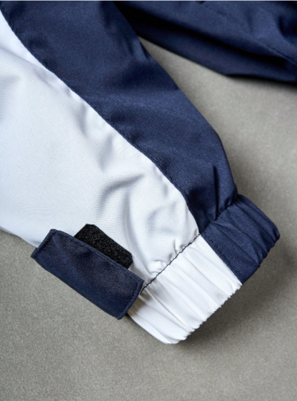 Men's High Street Patchwork Tracksuit Reflective Windbreaker Jacket Athletic Joggers Techwear Set