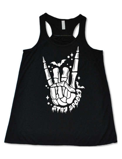 Stay Spooky Skeleton Hand Shirt