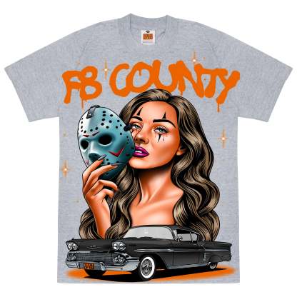 FB County Halloween Graphic Heavy Hard T-Shirts - (JUMBO PRINTS)