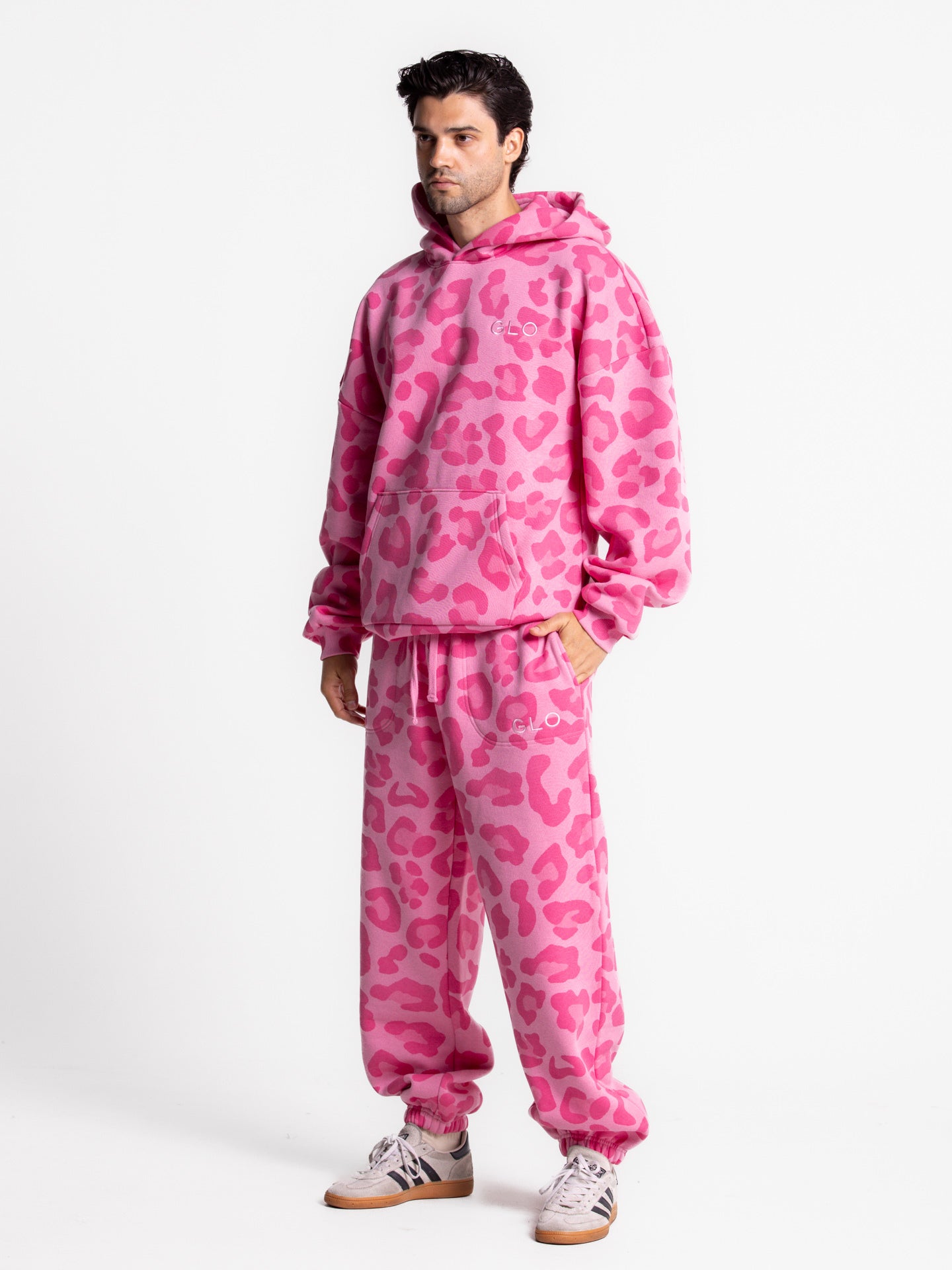 GLO Kingdom Essential Animal Printed Hoodie + Jogger Set