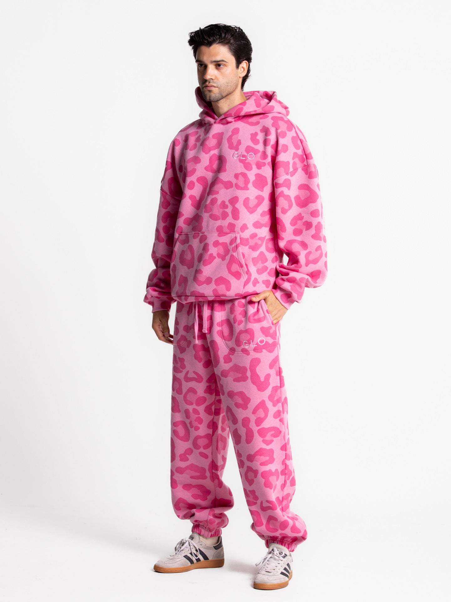 GLO Kingdom Essential Animal Printed Hoodie + Jogger Set