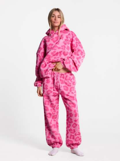 GLO Kingdom Essential Animal Printed Hoodie + Jogger Set