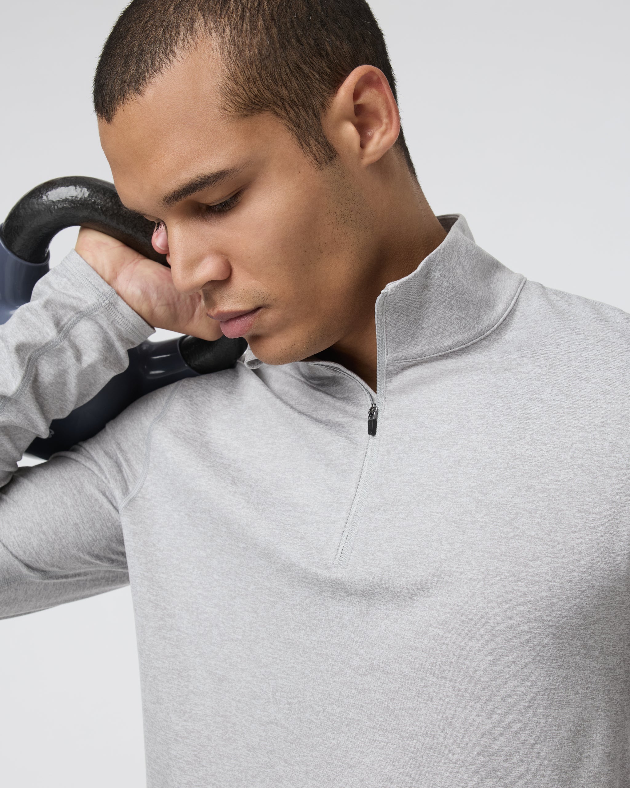 Ponto Half Zip Mock Neck