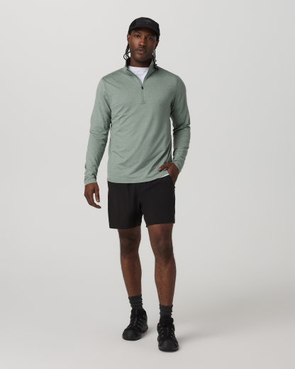 Ponto Half Zip Mock Neck