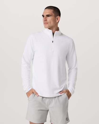 Ponto Half Zip Mock Neck