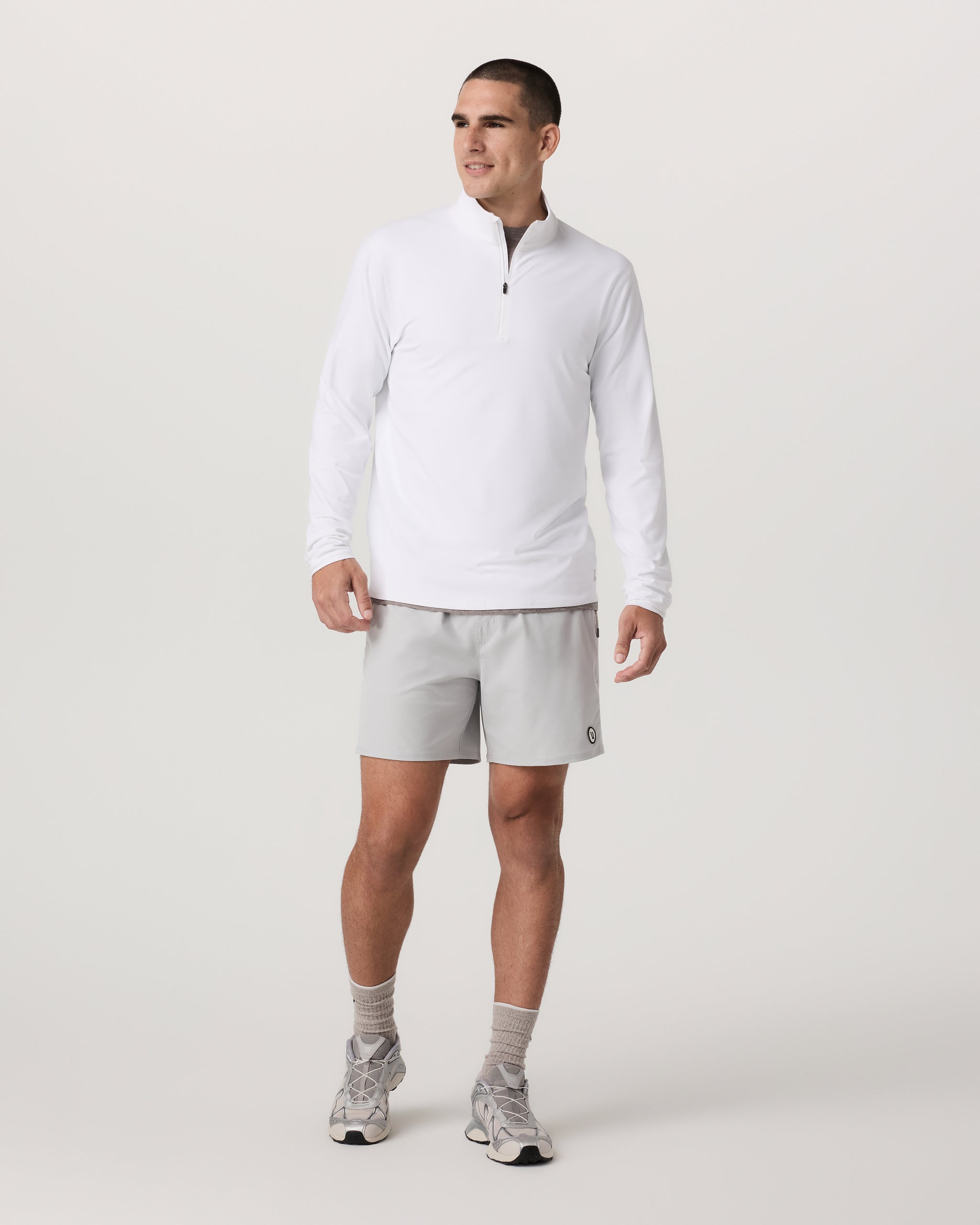 Ponto Half Zip Mock Neck