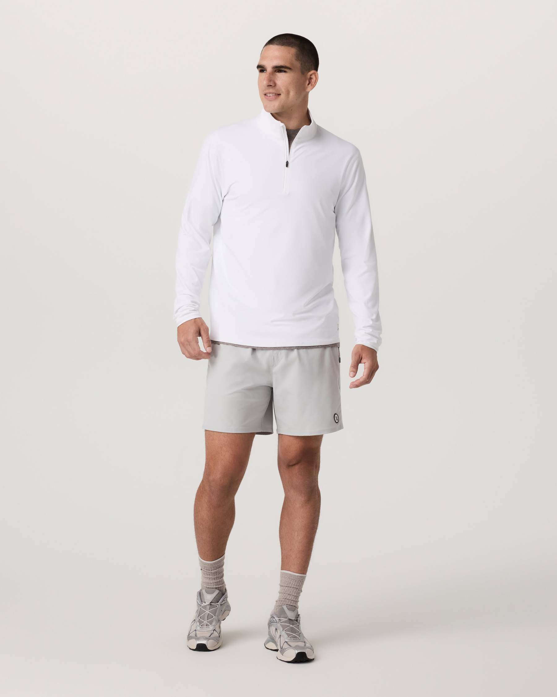 Ponto Half Zip Mock Neck