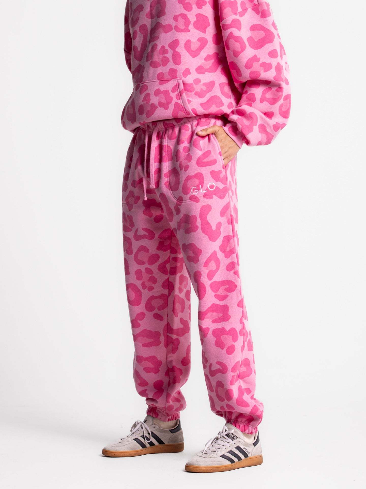 GLO Kingdom Essential Animal Printed Hoodie + Jogger Set