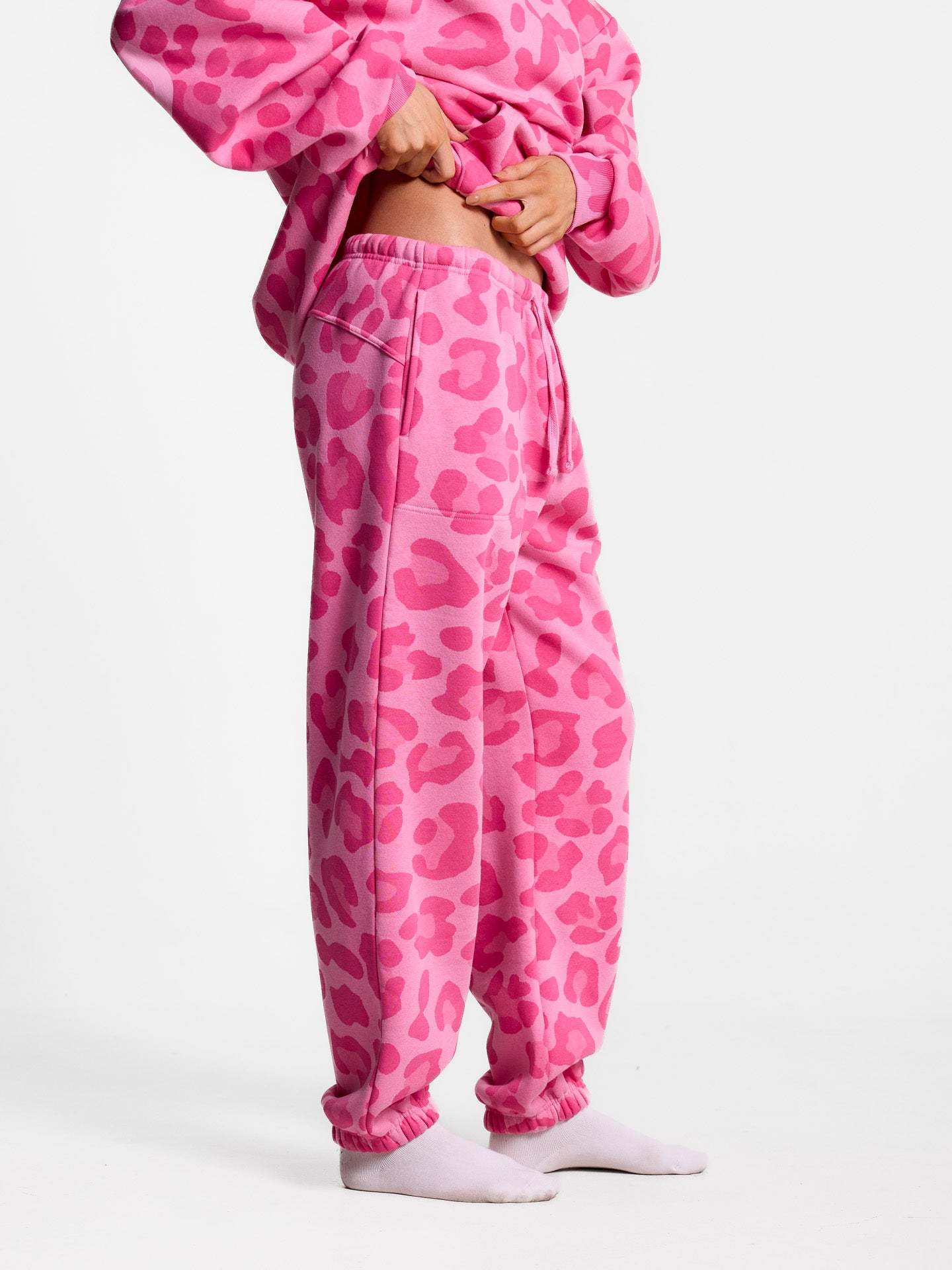 GLO Kingdom Essential Animal Printed Hoodie + Jogger Set