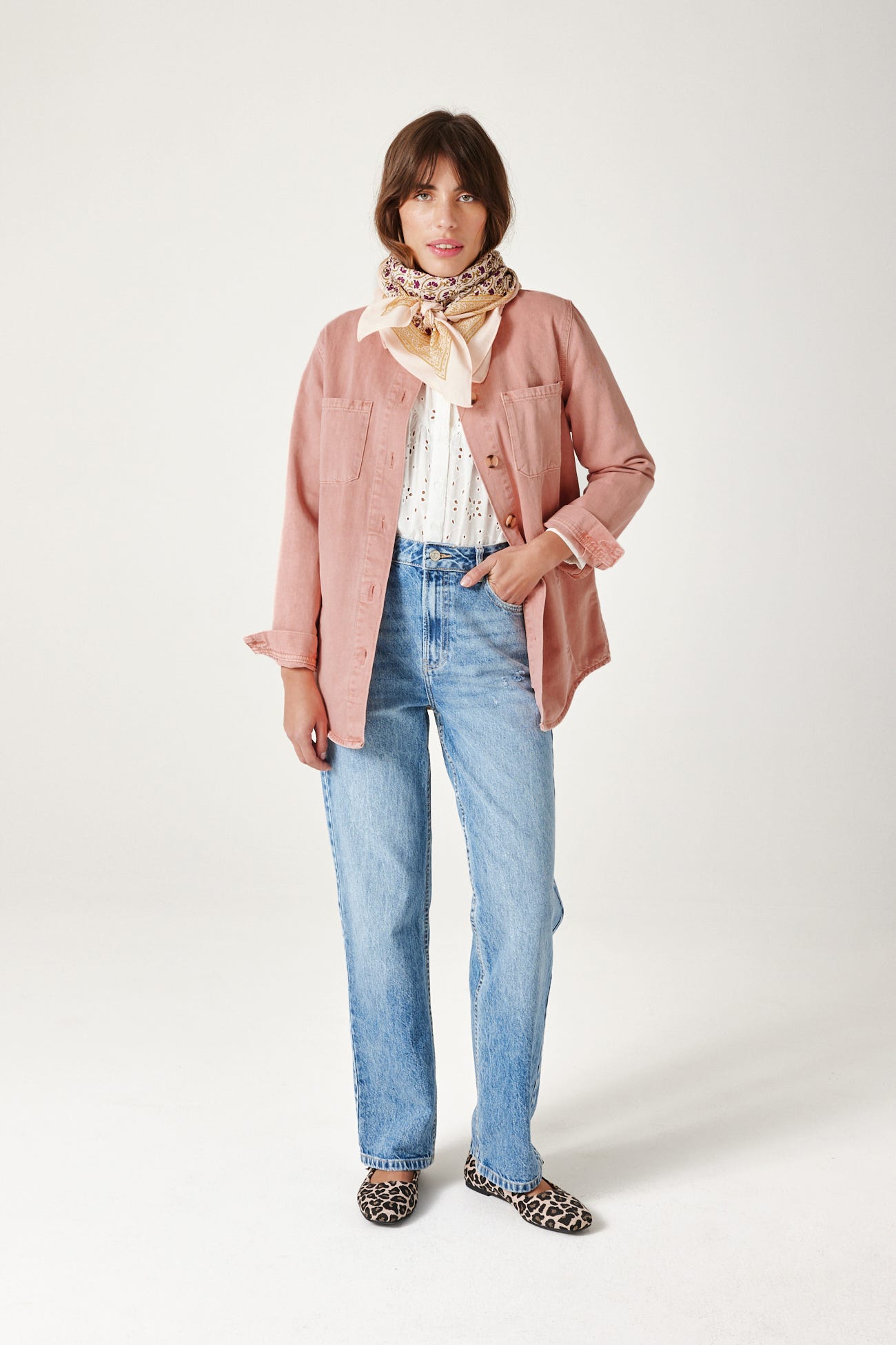 Veste surchemise en jean ALMA 