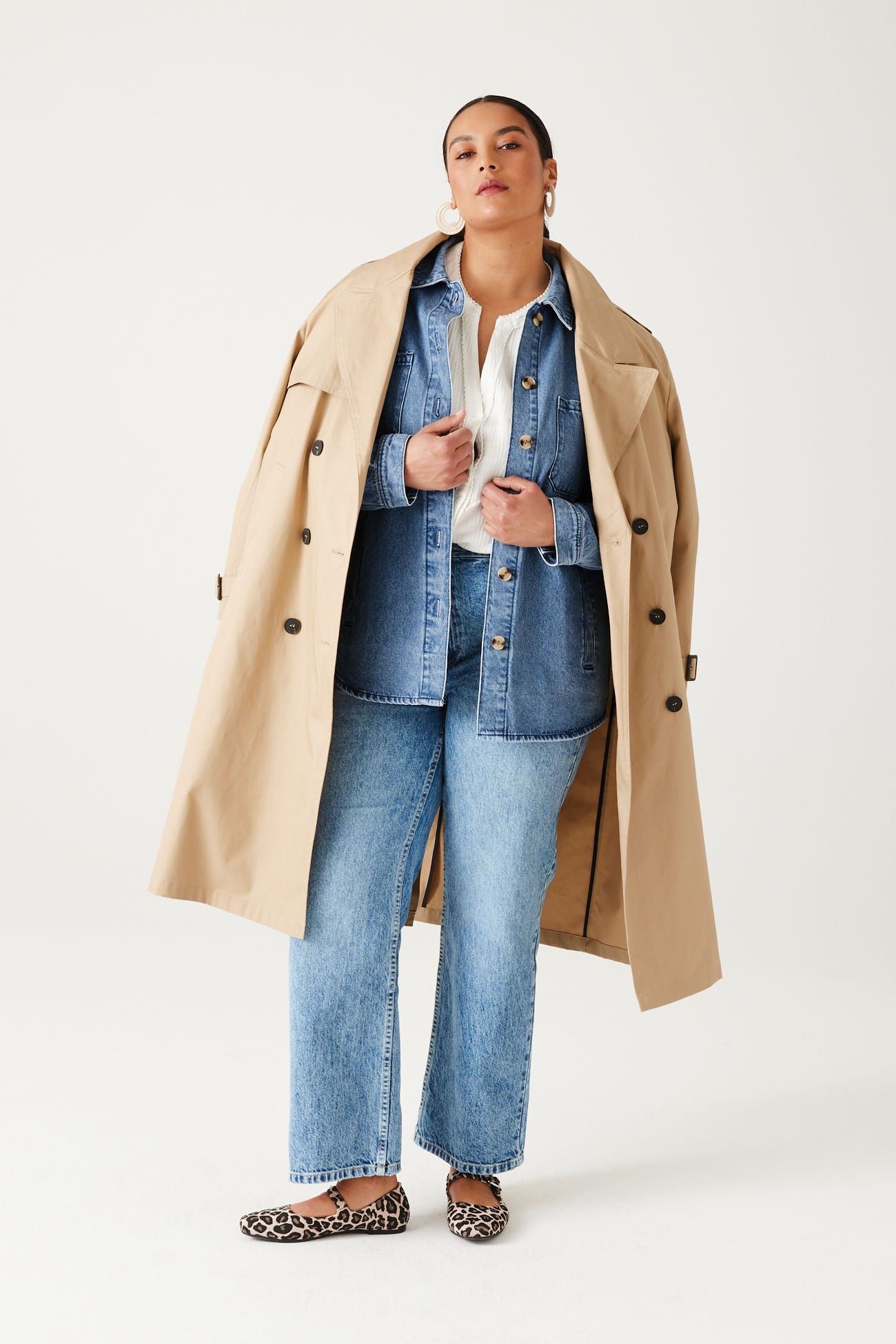 Veste surchemise en jean ALMA 