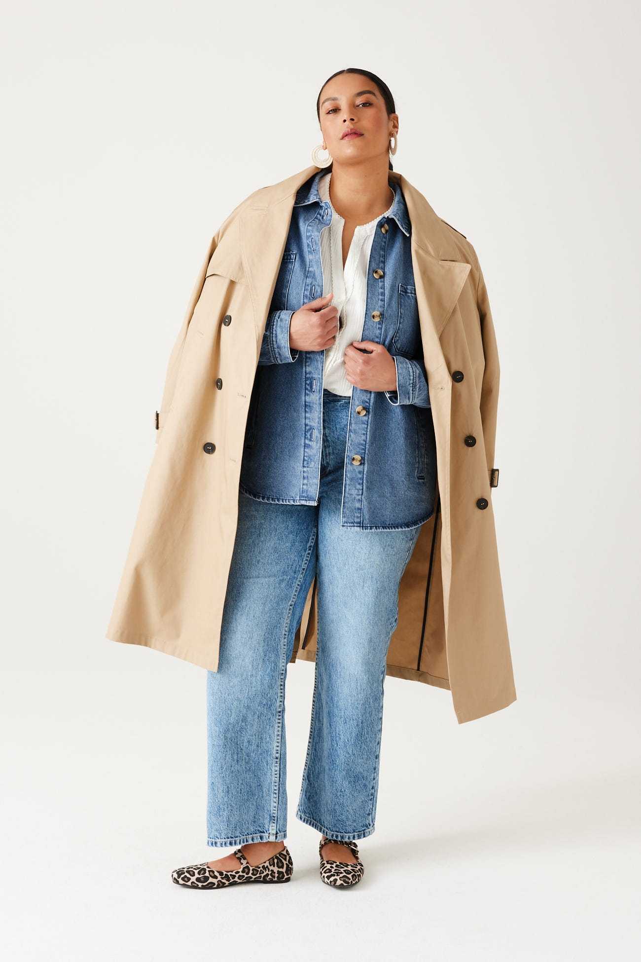 Veste surchemise en jean ALMA 