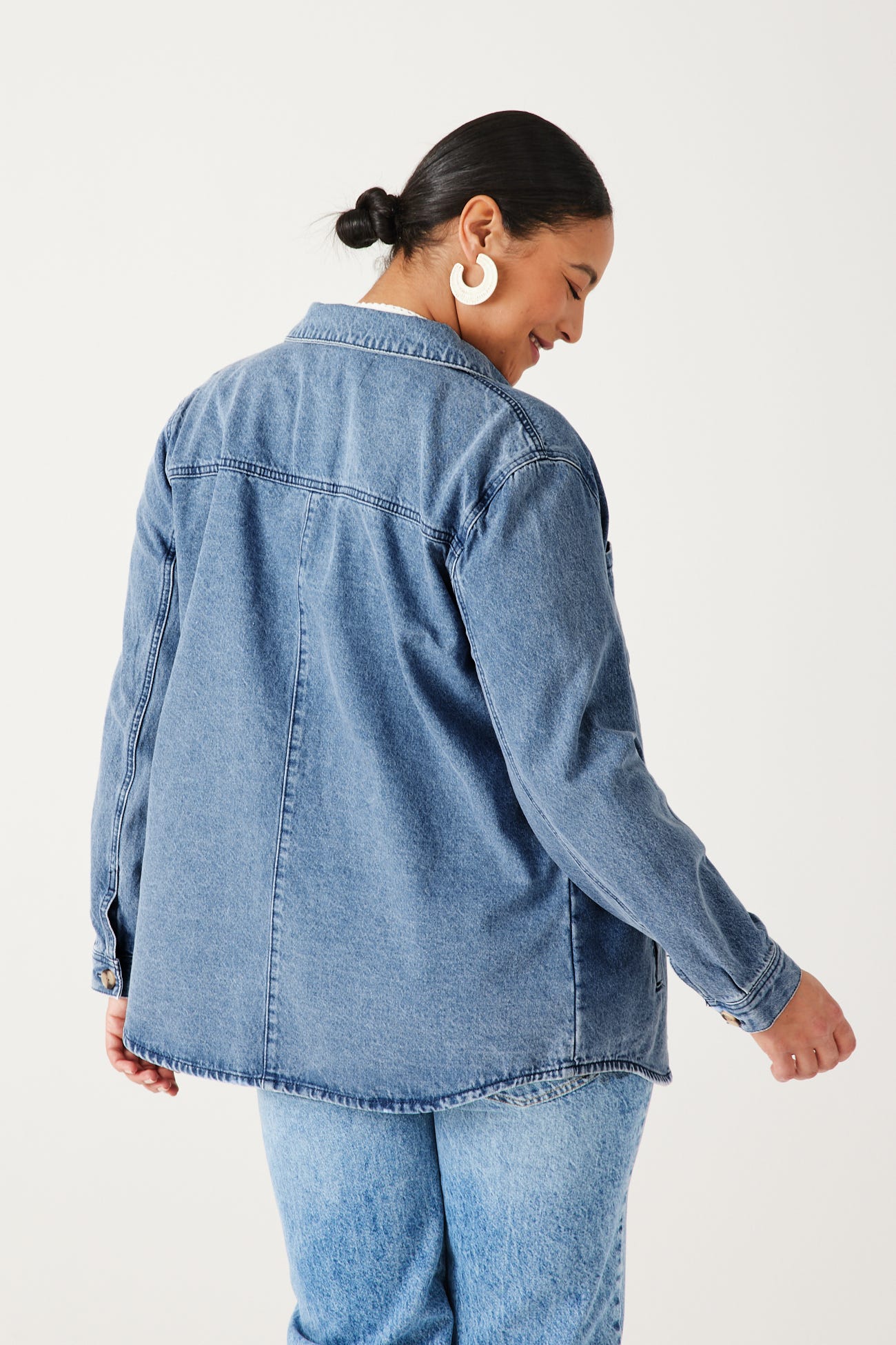 Veste surchemise en jean ALMA 