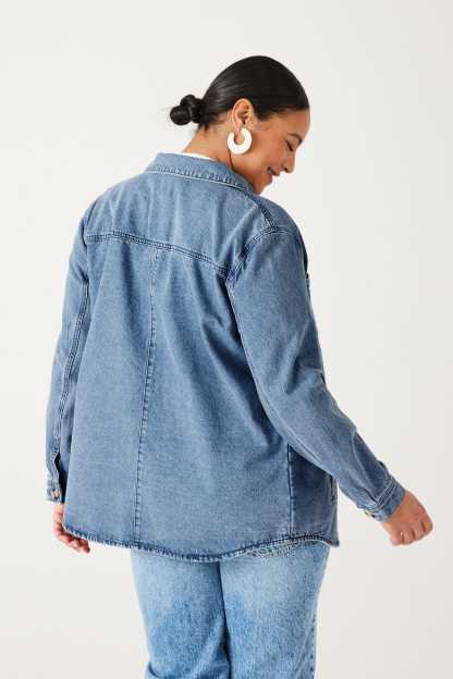 Veste surchemise en jean ALMA 