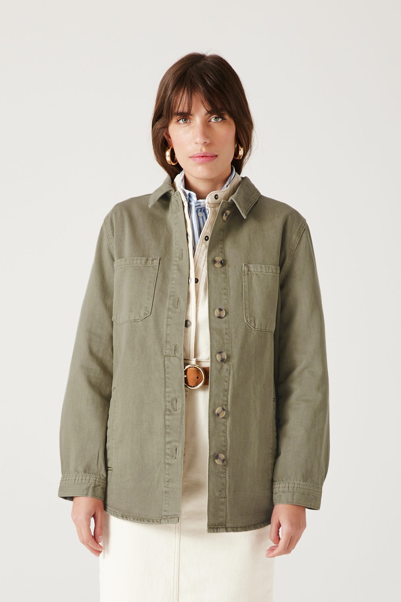 Veste surchemise en jean ALMA 