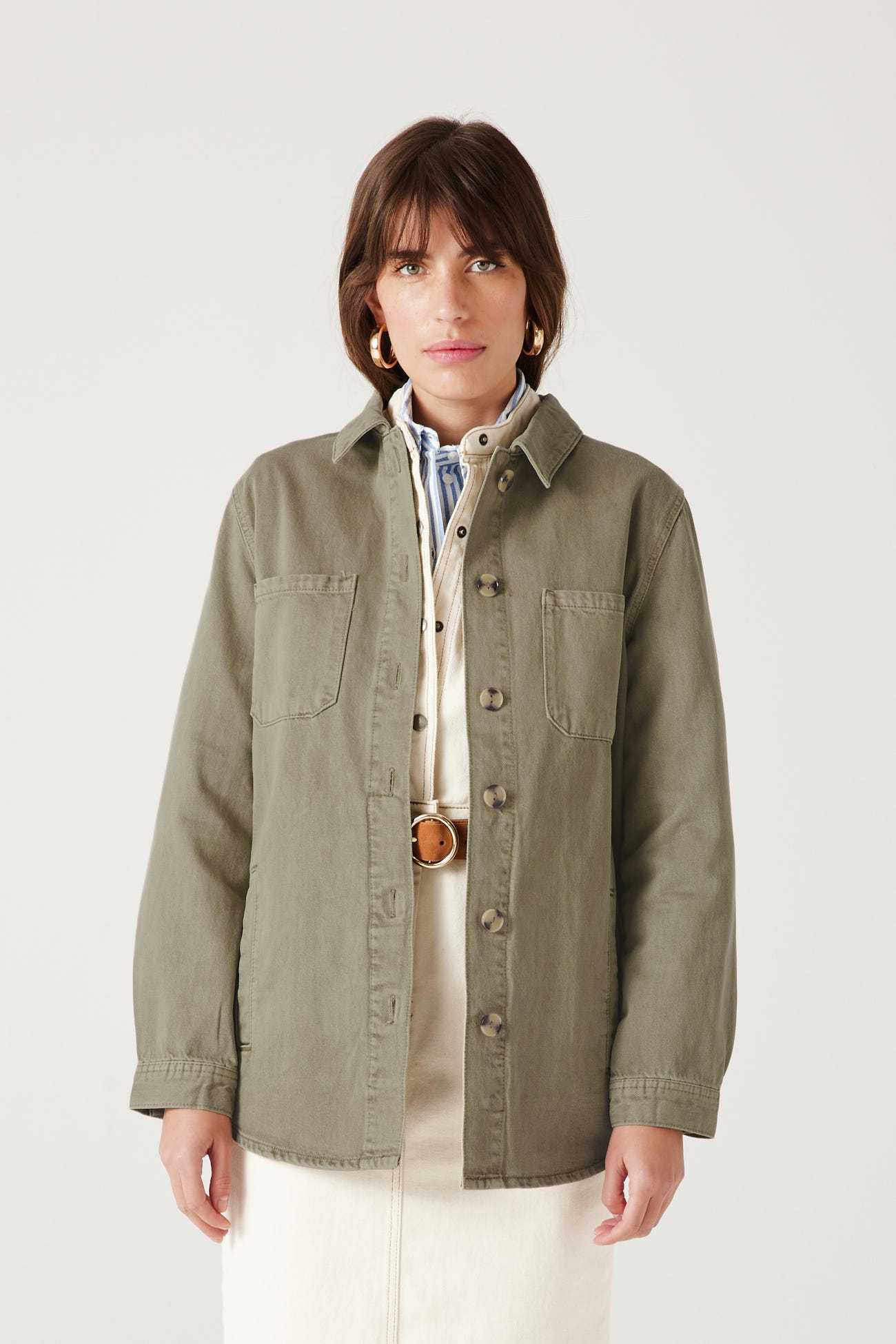 Veste surchemise en jean ALMA 