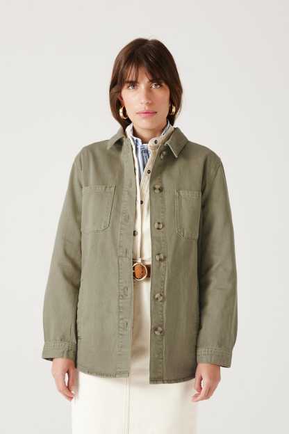 Veste surchemise en jean ALMA 