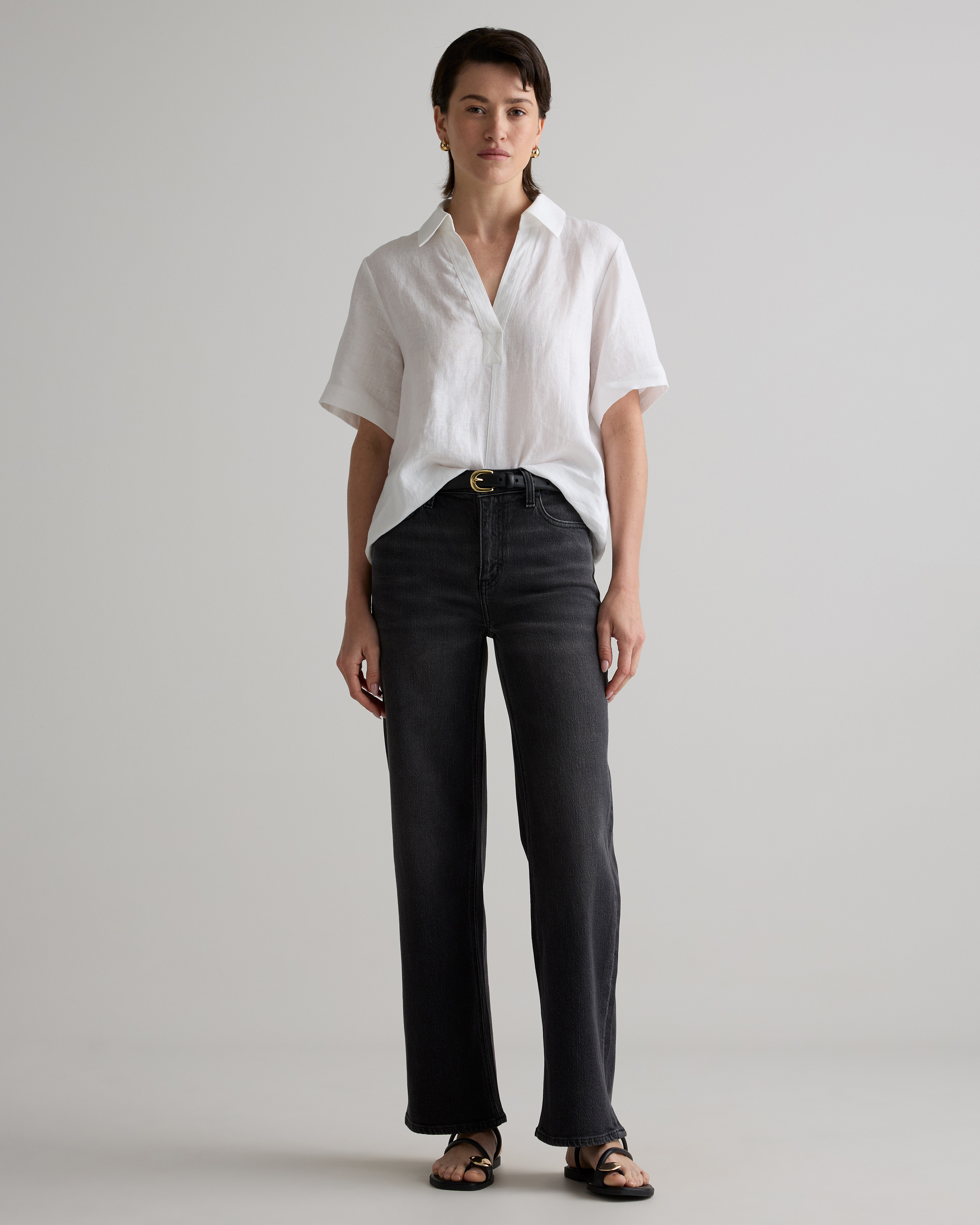 Bella Stretch Relaxed Straight Jeans