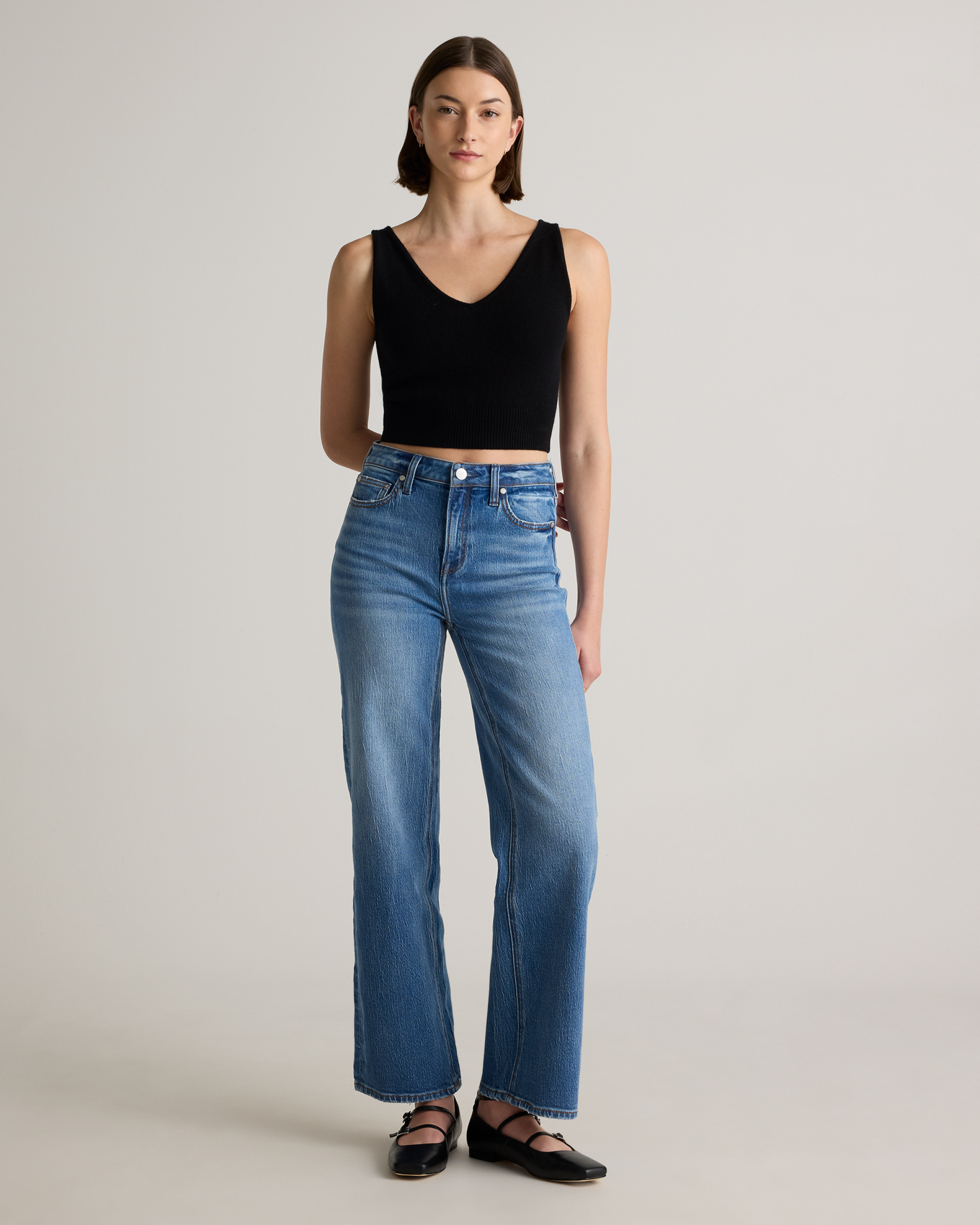 Bella Stretch Relaxed Straight Jeans