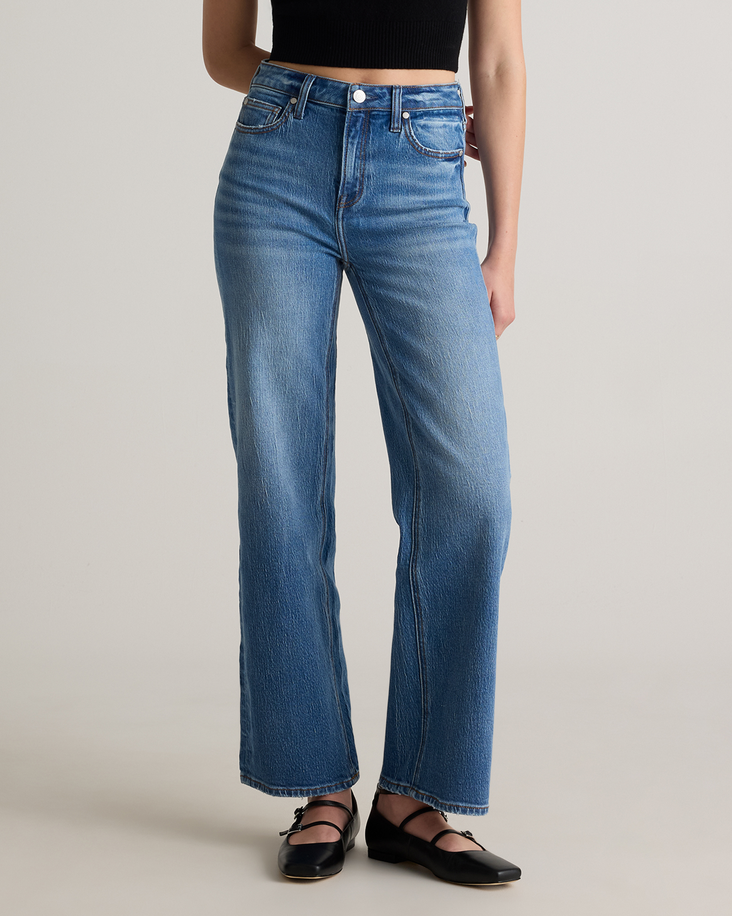 Bella Stretch Relaxed Straight Jeans