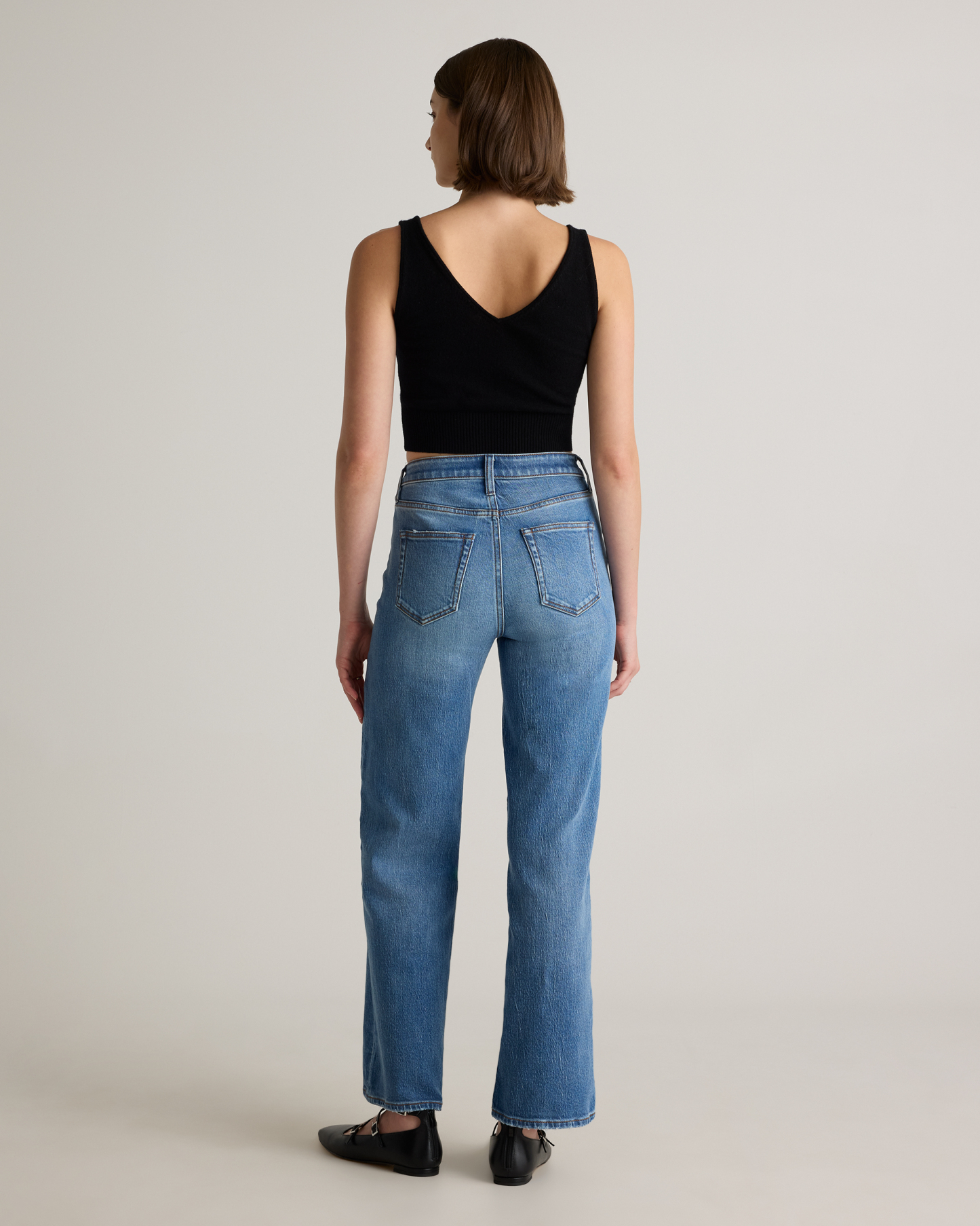 Bella Stretch Relaxed Straight Jeans