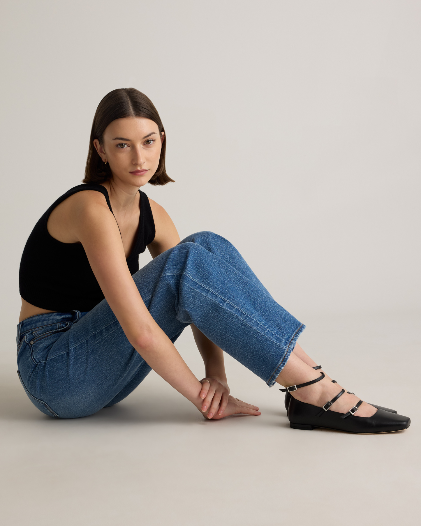 Bella Stretch Relaxed Straight Jeans