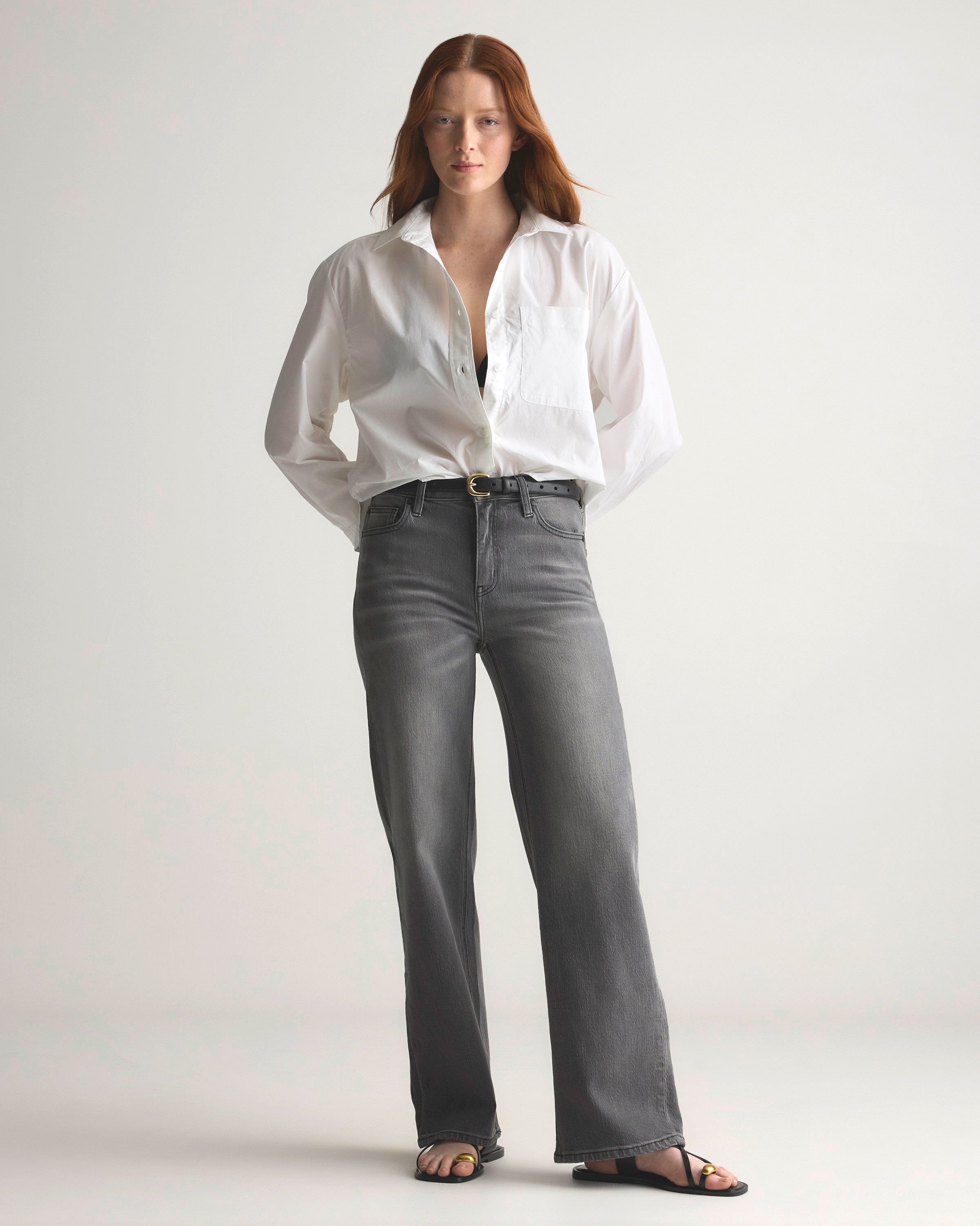 Bella Stretch Relaxed Straight Jeans