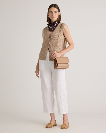 Mongolian Cashmere Fisherman Sweater Vest