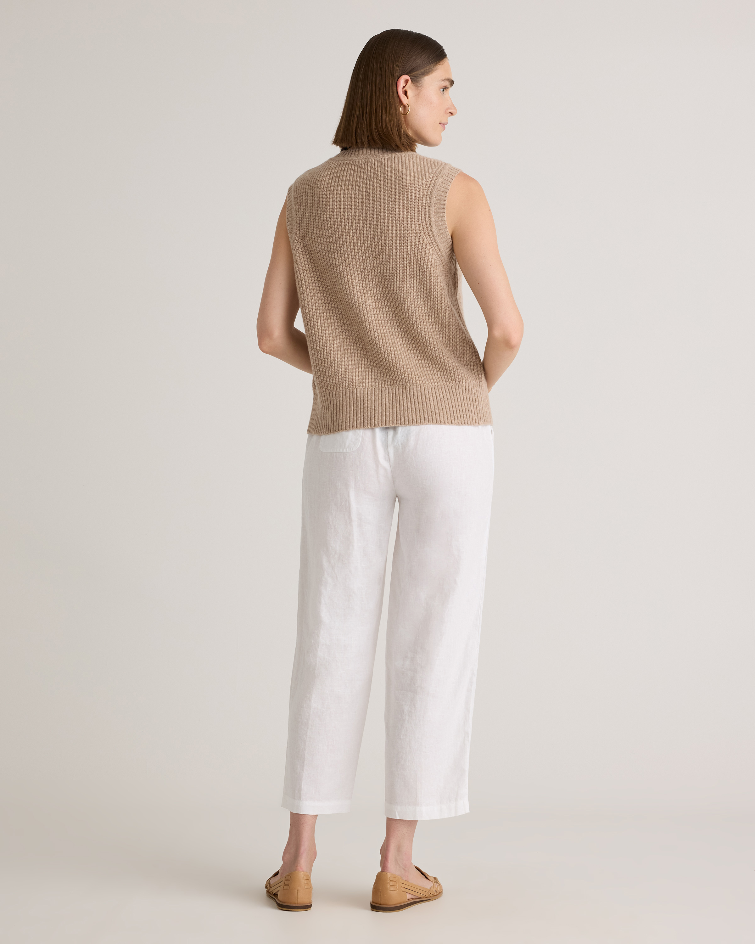 Mongolian Cashmere Fisherman Sweater Vest